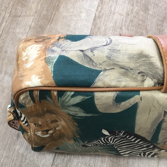 Herz 90’s vintage Safari travel crossbody purse bag - Picture 11 of 16